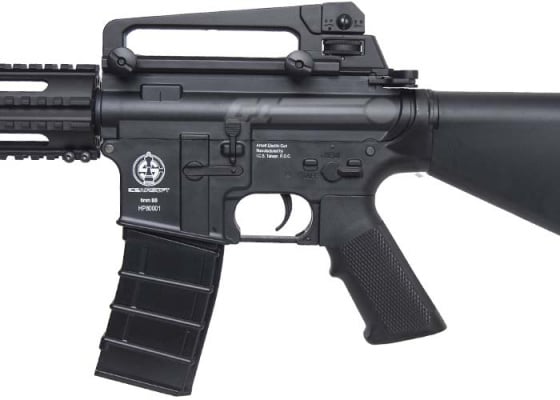 ICS M4 CQB Stubby Stock AEG Airsoft Rifle ( Black )