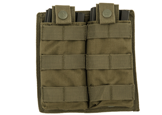 Lancer Tactical Double Pouch MOLLE ( OD Green )