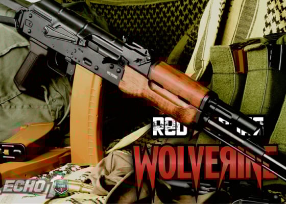 Echo 1 RED STAR Wolverine AEG Airsoft Rifle ( Wood ) Echo 1 RED STAR Wolverine AEG Airsoft Rifle ( Wood )