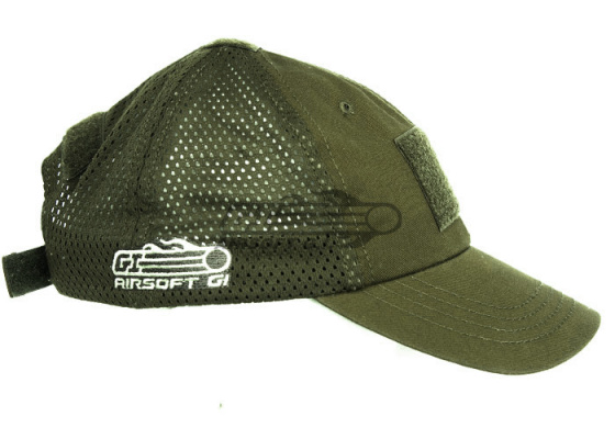 Airsoft GI Tactical Embroidered Mesh Handy Cap ( OD Green ) Airsoft GI Tactical Embroidered Mesh Handy Cap ( OD Green )