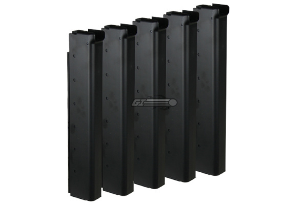 King Arms M1A1 110 rd. AEG Mid Capacity Magazine - 5 Pack ( Black ) King Arms M1A1 110 rd. AEG Mid Capacity Magazine - 5 Pack ( Black )