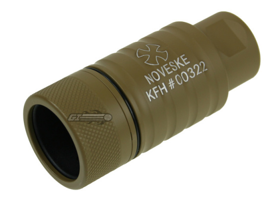 Madbull Noveske KFH Adjustable Amplifier CCW Flash Hider ( Tan )