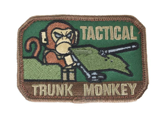 Mil-Spec Monkey Trunk Monkey Velcro Patch ( OD Green )