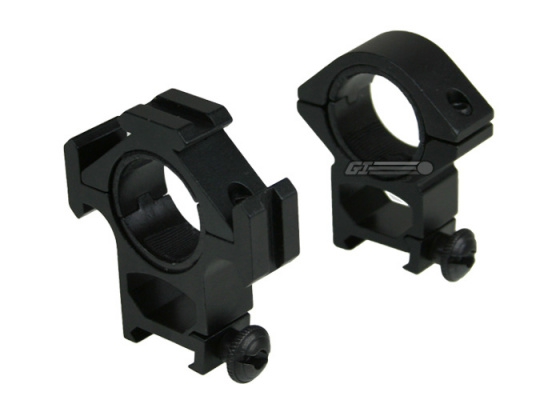 NcSTAR High Profile See-Through Ring Mounts w/ RIS