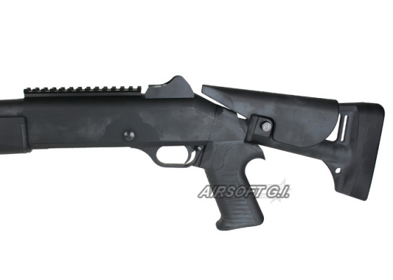 Echo 1 ATS Long Spring Airsoft Shotgun ( Black )