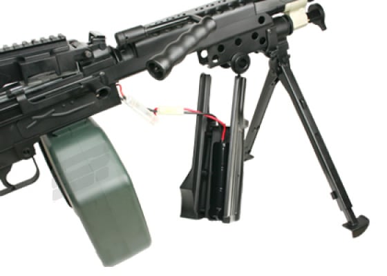 A&K M249 PARA AEG Airsoft LMG ( Black )