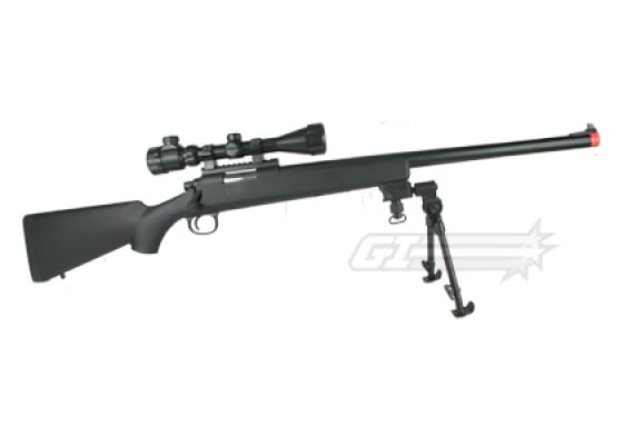 JG BAR 10 Bolt Action Sniper Airsoft Rifle - Scope Package ( Black )