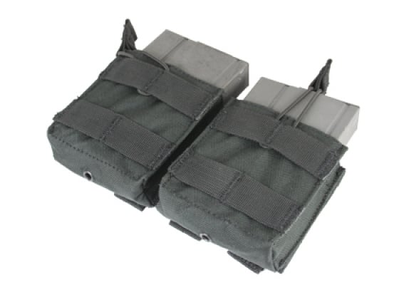 Condor Outdoor Double Open-Top M14 Magazine MOLLE Pouch ( Black )