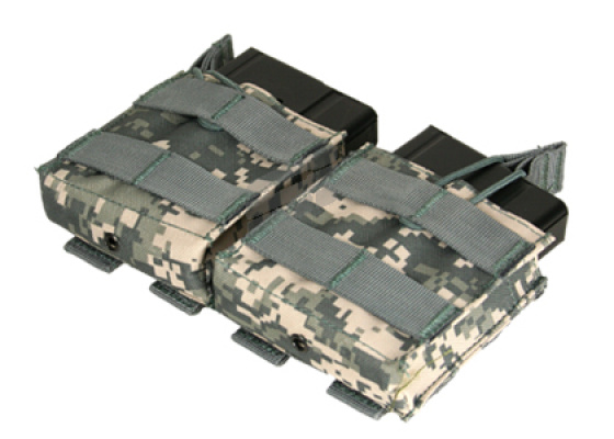 * Discontinued * Condor Outdoor MOLLE Open Top Dual M14 Pouch ( ACU ) * Discontinued * Condor Outdoor MOLLE Open Top Dual M14 Pouch ( ACU )