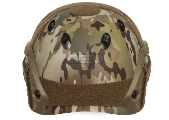 Lancer Tactical PJ Type Basic Version Helmet w/ Retractable Visor ( Modern Camo / M )