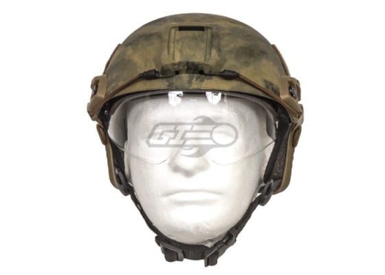 Lancer Tactical BJ Type Basic Version Helmet w/ Visor ( A-TACS AU / M )