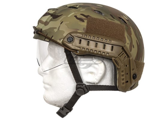 Lancer Tactical BJ Type Basic Version Helmet w/ Visor ( Camo / M )