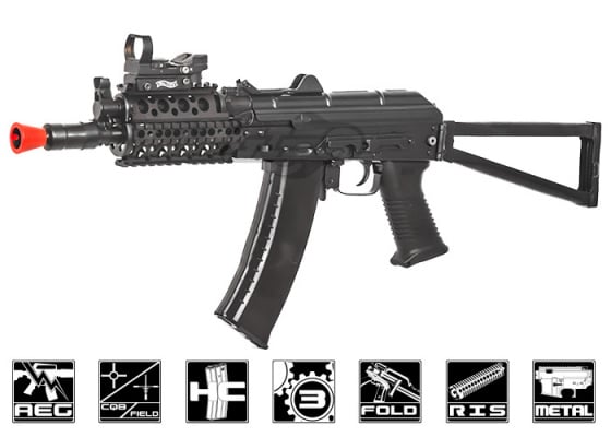 E&L Airsoft A104-B AK74U RIS Carbine AEG Airsoft Rifle ( Black )