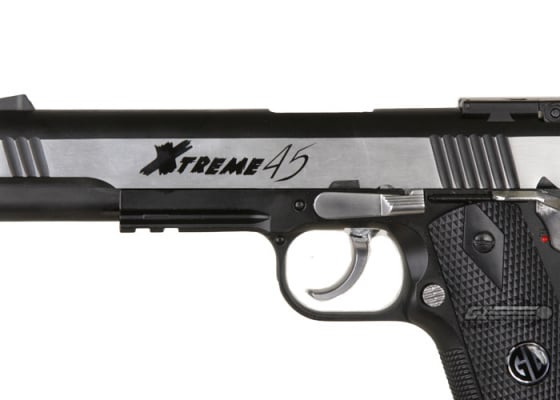 G&G Xtreme 45 CO2 Blowback Airsoft Pistol ( Black / Silver )