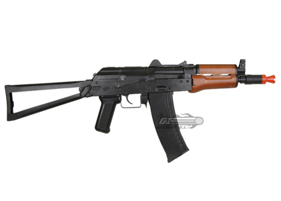 GHK Full Metal / Real Wood AK-74U GBB Airsoft Rifle