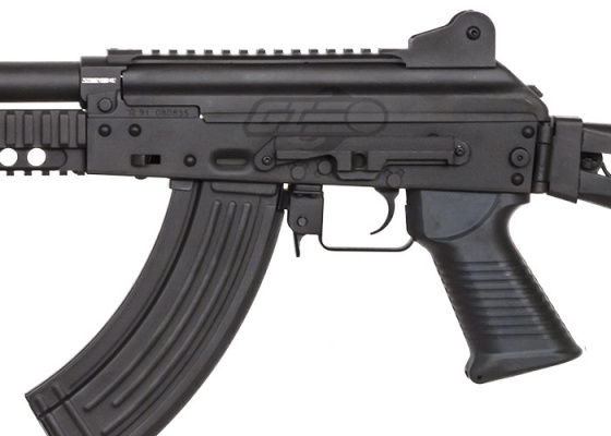 JG JG1014 AS74U AK74 Blowback AEG Airsoft Rifle ( Black )