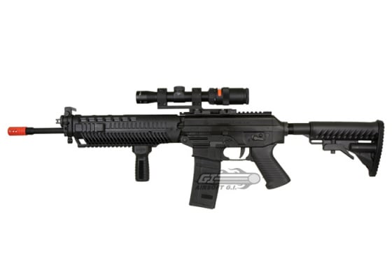 King Arms Full Metal Blow Back SIG 556 Holo AEG Airsoft Rifle