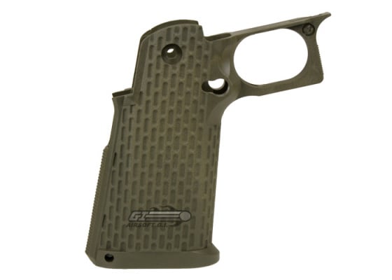 KJW Gunner Grip for 1911 Tactical / TM Hi-Capa ( OD Green )