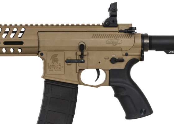 Lancer Tactical Elite MMC LT102T M4 14.5" Carbine AEG Airsoft Rifle ( Tan )