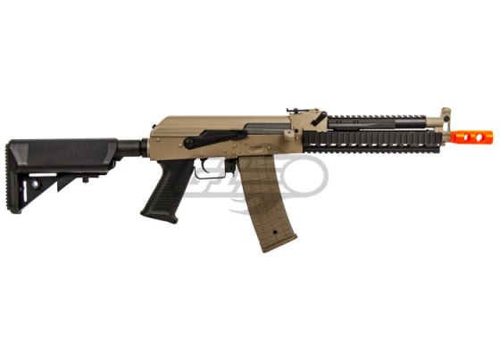 Lancer Tactical LT10T AK Tactical RIS Carbine AEG Airsoft Rifle ( Tan )