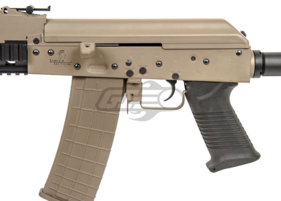 Lancer Tactical LT11T AK Tactical RIS Carbine AEG Airsoft Rifle ( Tan )