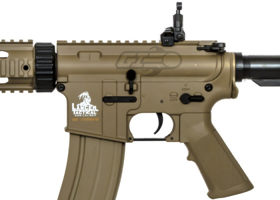 Lancer Tactical LT15T M4 SD Carbine AEG Airsoft Rifle ( Tan )