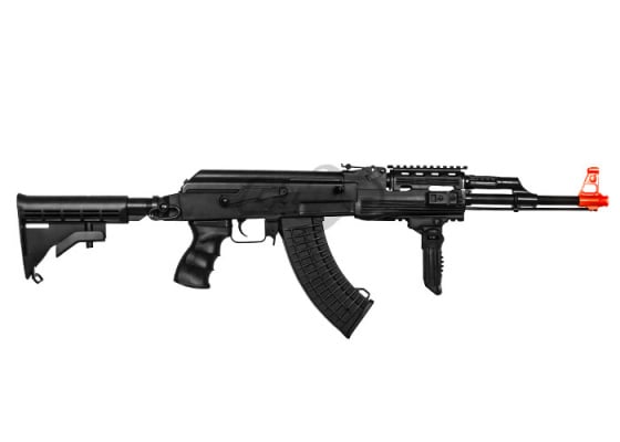 Lancer Tactical LT16E AK47 Tactical AEG Airsoft Rifle ( Black )