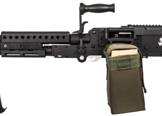 Lancer Tactical LT240 M240 Bravo AEG Airsoft LMG ( Black )