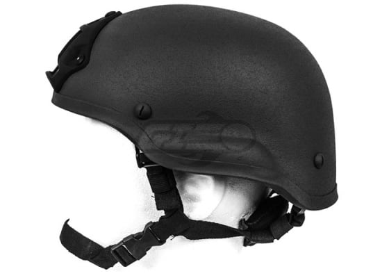 Lancer Tactical MICH 2002 Helmet w/ NVG Mount ( Black )