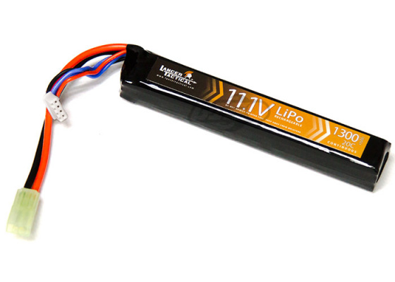 Lancer Tactical 11.1v 1300mAh 3s 20c LiPO Stick Battery