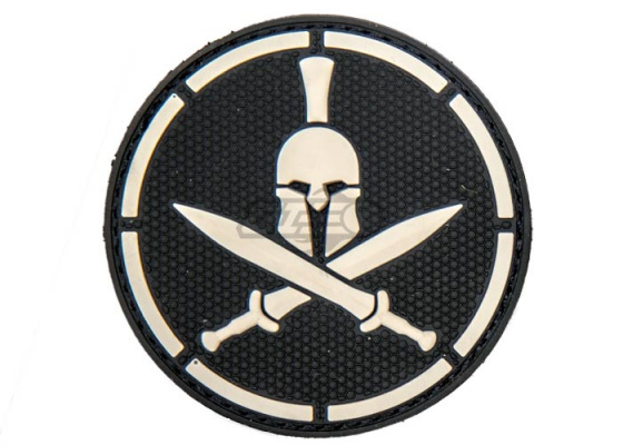 Mil-Spec Monkey Spartan Helmet PVC Patch ( SWAT )