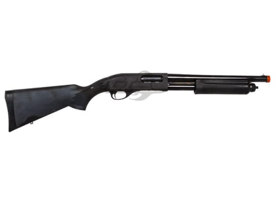 PPS M870 Full Stock Shell Ejecting Gas Airsoft Shotgun ( Black )