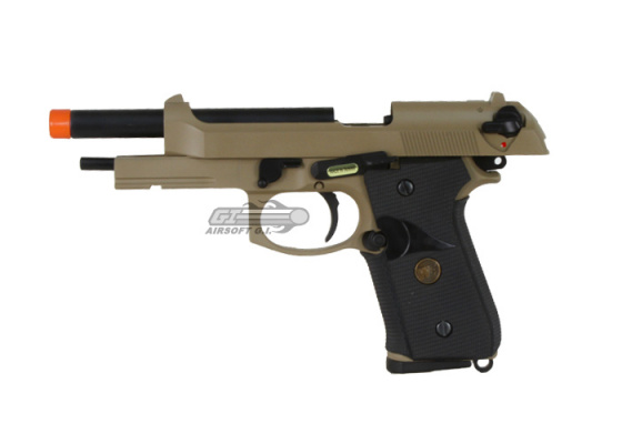 WE M92 S FDE GBB Airsoft Pistol ( Tan )