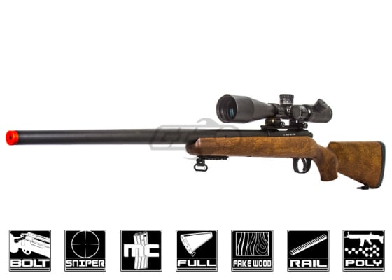 Well MB03W Bolt Action Sniper Airsoft Rifle ( Imitation Wood )