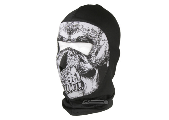 ZAN Coolmax Balaclava w/ Skull Neoprene Face Mask