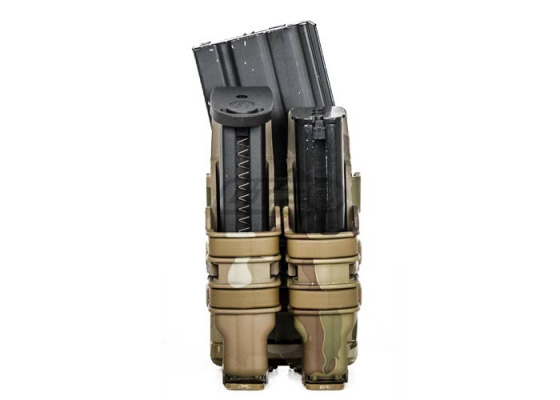 Emerson High Speed Quick Single Rifle / Double Pistol Pouch ( Camo )