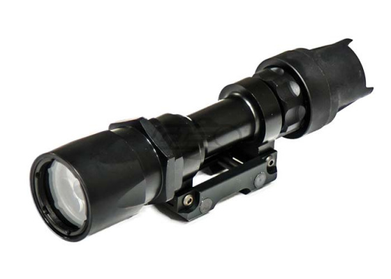 Lancer Tactical 200 Lumen Flashlight w/ QD Mount ( Blk / Type 2 )