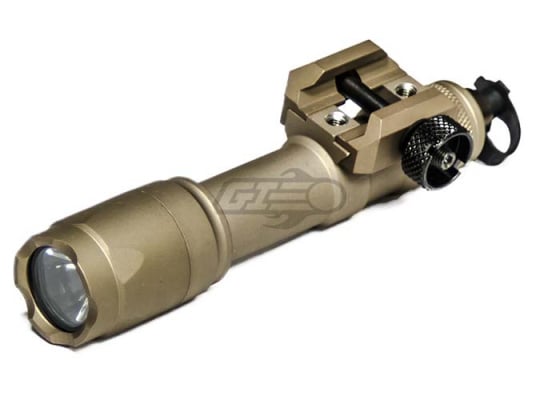 Lancer Tactical 200 Lumen Flashlight w/ QD Mount ( Tan / Type 3 )