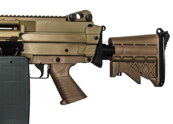 A&K Desert MK46 SPW AEG Airsoft LMG ( Tan )