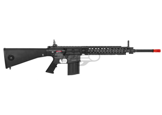 Knight's Armament Full Metal M110 SASS W/ETS AEG Airsoft Gun ( Black ) by ARES