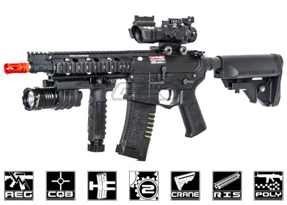 Ares Amoeba AM08 M4 CQB Carbine AEG Airsoft Rifle ( Black )