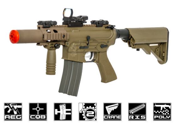 Ares S-Class M4 CQC RIS Carbine AEG Airsoft Rifle ( Dark Earth )