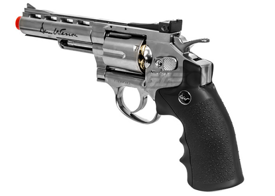 ASG Dan Wesson 4" Revolver Co2 Airsoft Pistol ( Silver )