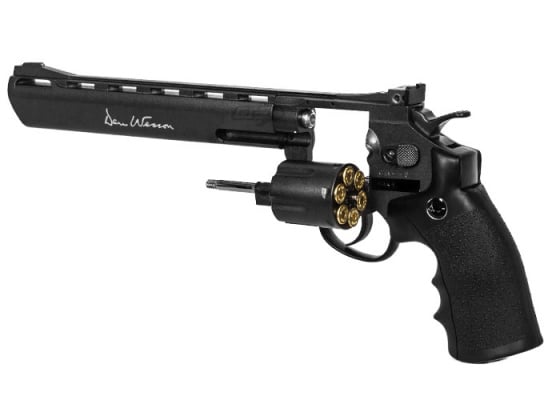 ASG Dan Wesson 8" CO2 .177 Pellet Revolver Airgun ( Black )