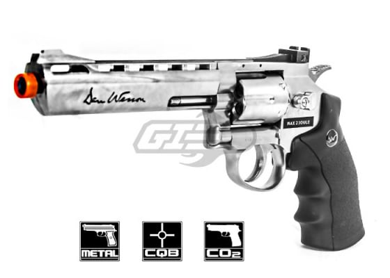 ASG Dan Wesson 6" Revolver Co2 Airsoft Pistol ( Silver )