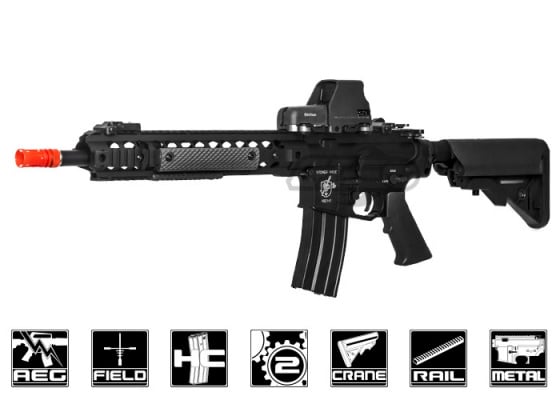 Knights Armament SR16 URX3.1 ( B.R.S.S ) Recoil Carbine AEG Airsoft Rifle by Bolt ( Black )