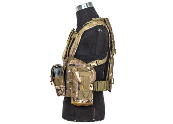 Lancer Tactical Modular Chest Rig ( Camo )