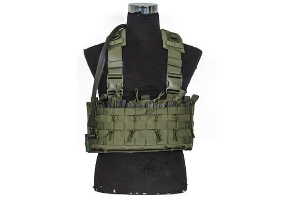 Lancer Tactical DZN Magazine Harness w/ Hydration Carrier ( OD Green )