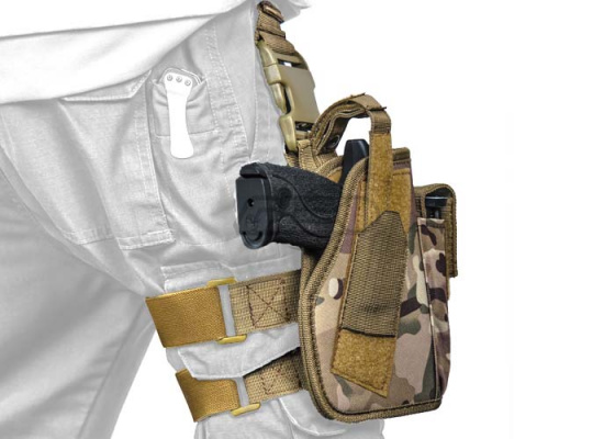 Lancer Tactical 92F Drop Leg Holster ( Camo )