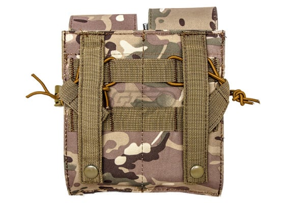 Lancer Tactical Double M4 / M16 Magazine Pouch MOLLE ( Camo )